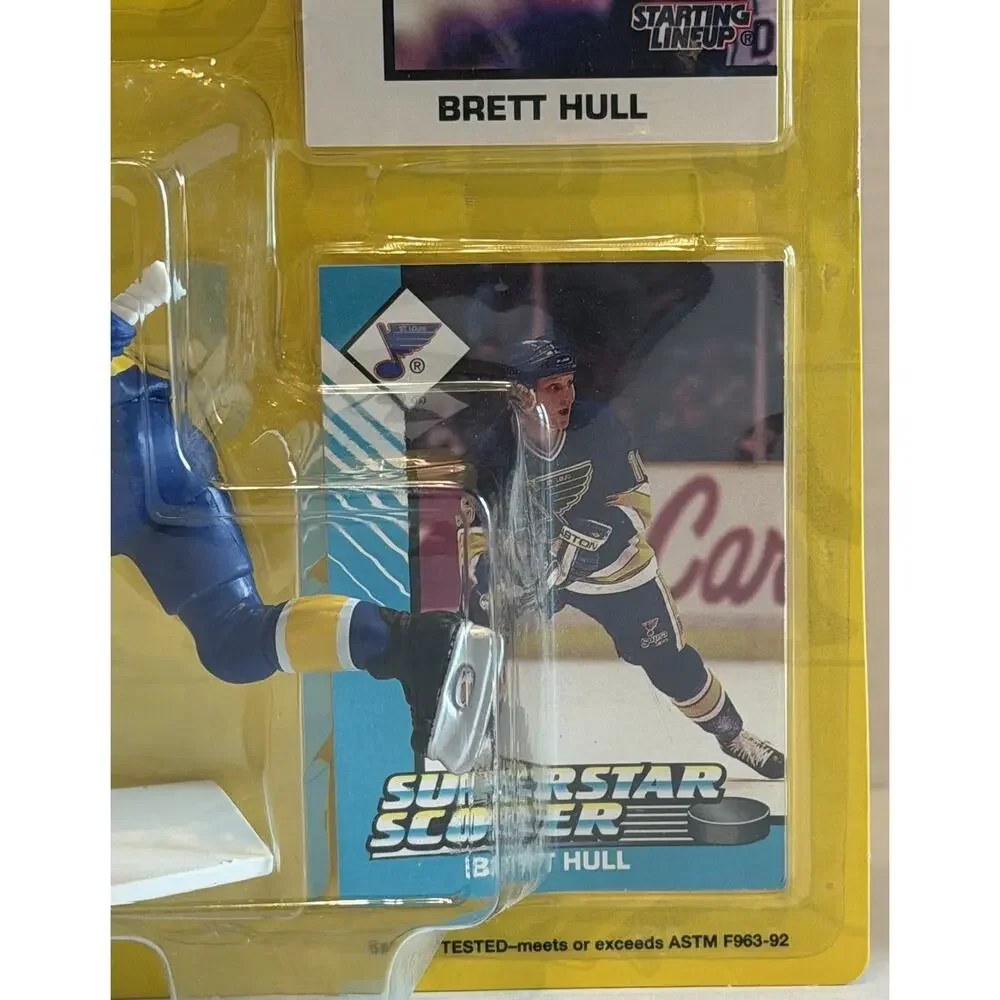 1993 Starting Lineup Figure Brett Hull St Louis Blues HOF NOS NIP FREE SHIPPING